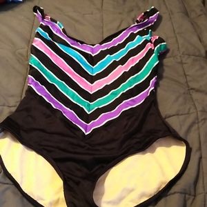 One piece bathing suit